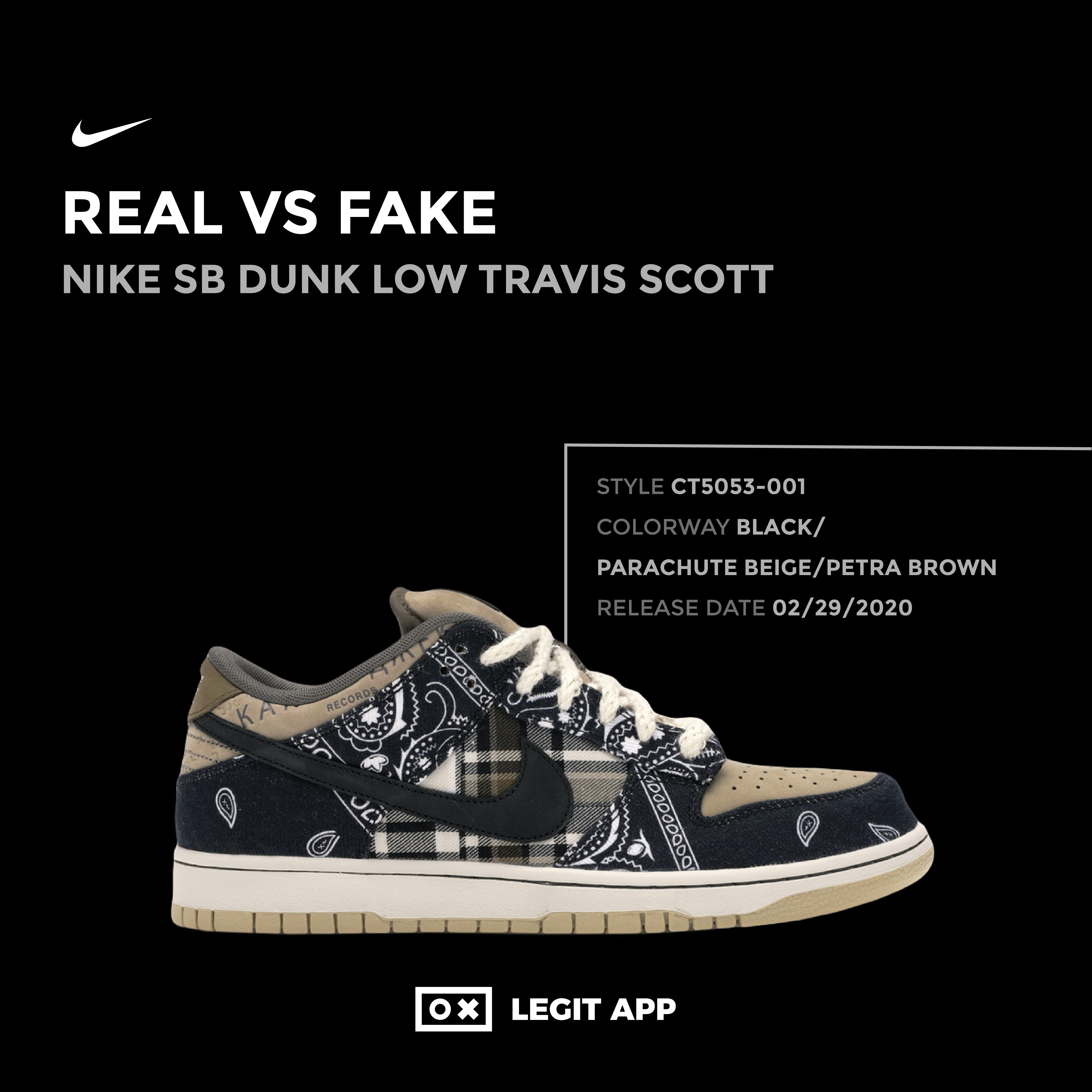 REAL REPLICA - Nike Low Travis | LEGIT APP