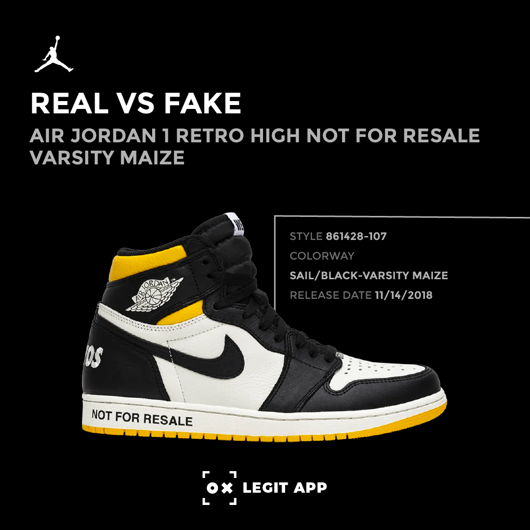 aj1 not for resale